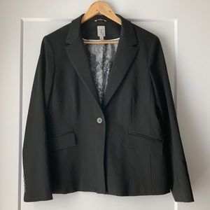 Tristan black suit jacket